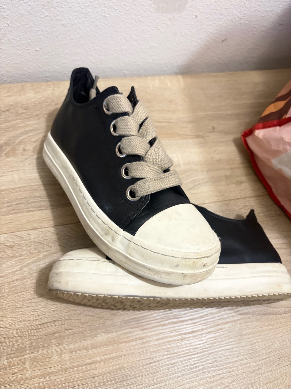 Men's Rick Owen’s Low-Top Sneakers